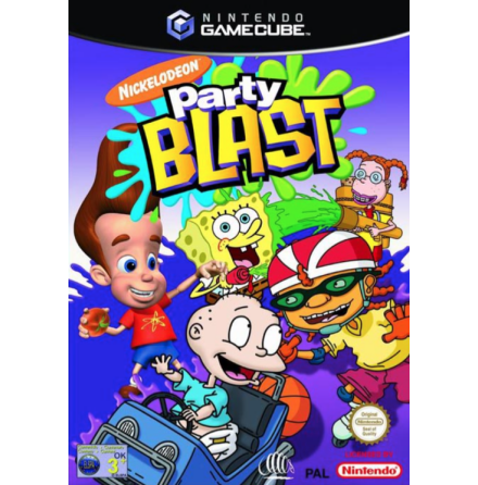 Nickelodeon Party Blast - Nintendo Gamecube - PAL/EUR/SWD (SE/DK Manual) - Complete (CIB)