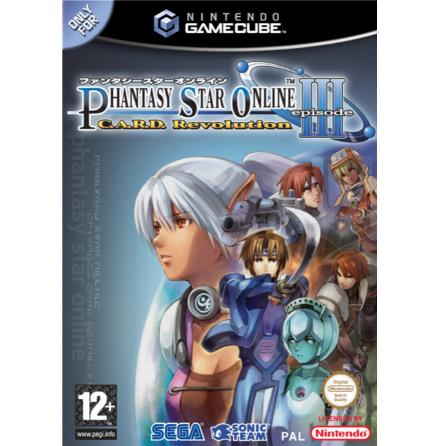 Phantasy Star Online Episode III: C.A.R.D. Revolution - Nintendo Gamecube - PAL/EUR/SWD (SE/DK Manual) - Complete (CIB)