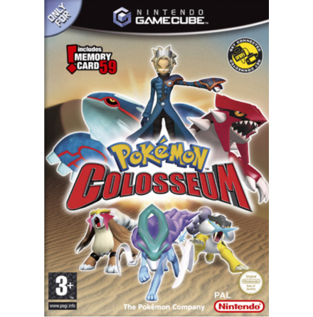 Pokmon Colosseum - Nintendo Gamecube - PAL/EUR/SWD (SE/DK Manual) - Complete (CIB)