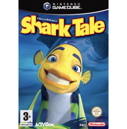 Shark Tale - Nintendo Gamecube - PAL/EUR/SWD (SE/DK Manual) - Complete (CIB)