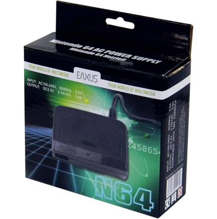 N64 - EAXUS - Power Supply - Nintendo 64 - NEW